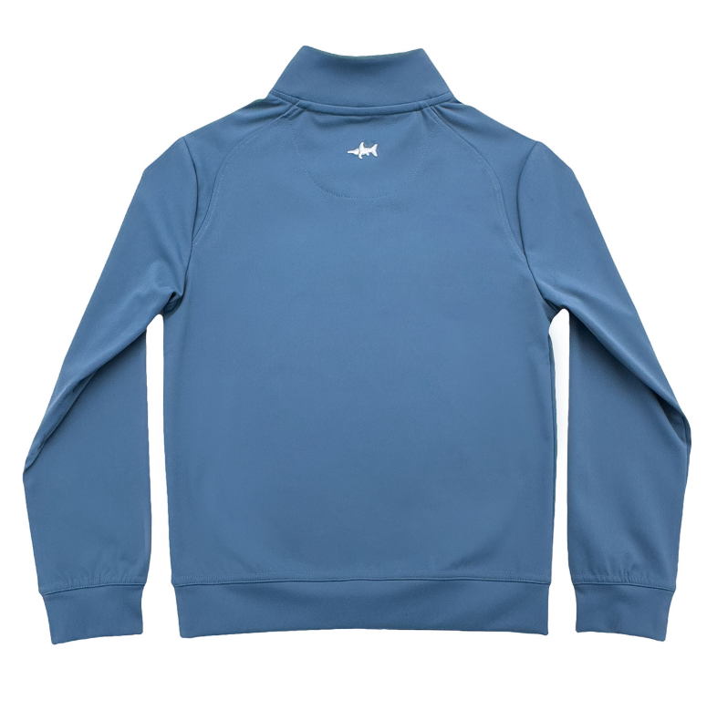 Performance Blue Quater Zip - Saltwater Boys