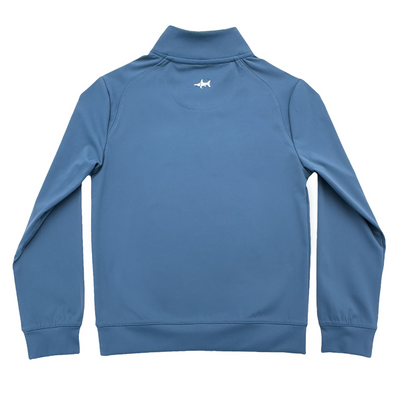 Performance Blue Quater Zip - Saltwater Boys