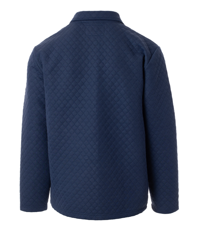 Navy Diamond Patterned Pullover