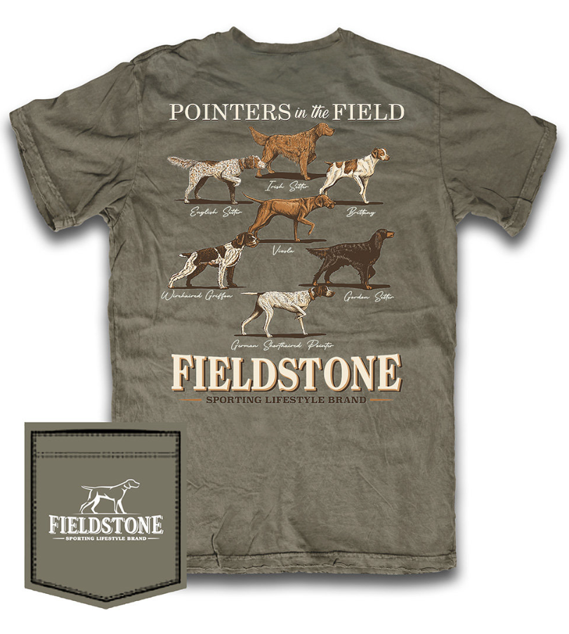 Pointer Dogs T-Shirt - Fieldstone