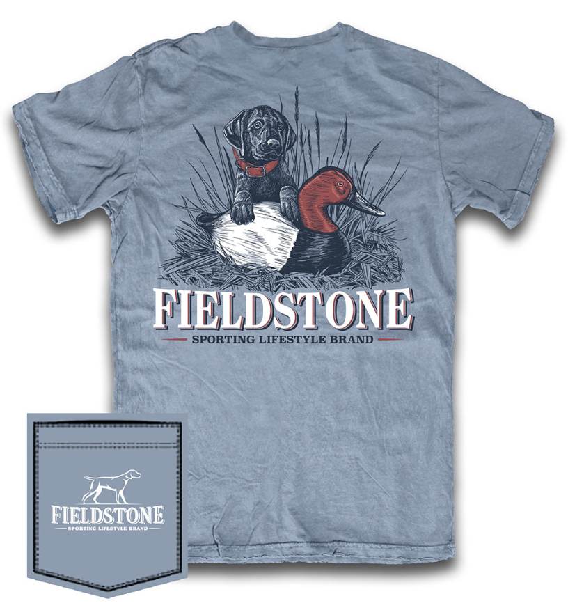 Decoy & Pup T-Shirt - Fieldstone
