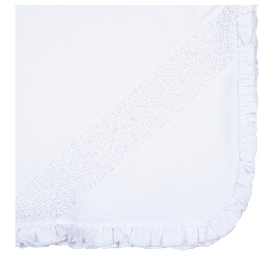 Smocked Cross Receiving Blanket - Magnolia Baby