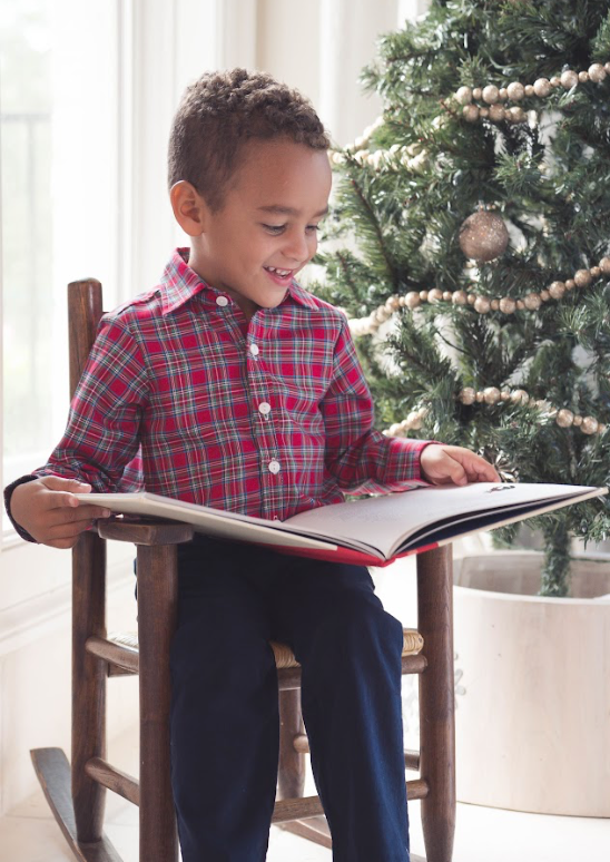 Brees Button Down - Woodstock Plaid - Lullaby Set