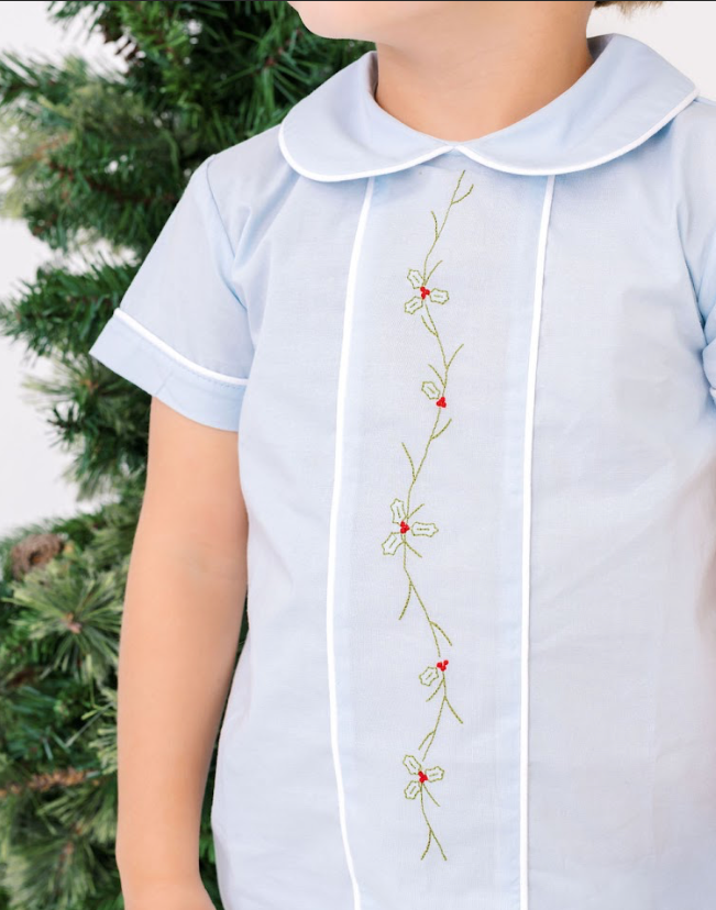 Boys Heirloom Christmas Short Set - Lullaby Set