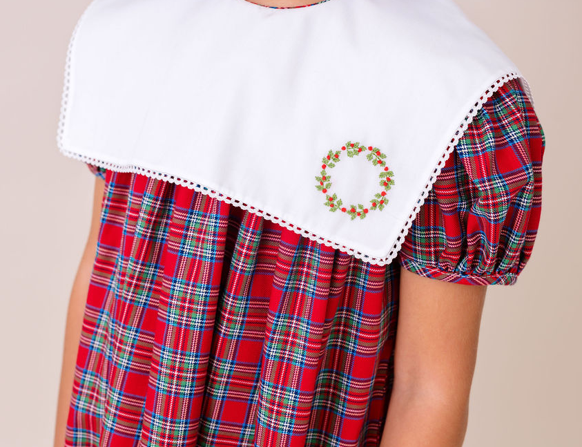 Christmas Dress in Woodstock Plaid - Lullaby Set