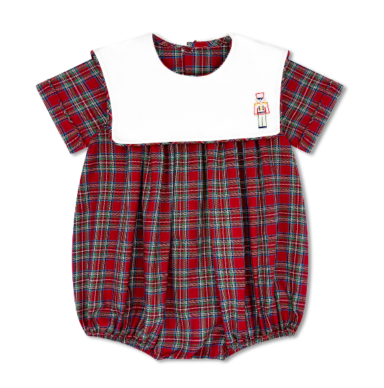 Boys Bubble in Woodstock Plaid - Lullaby Set