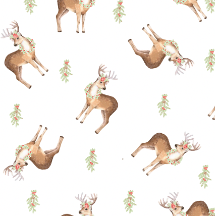 Christmas Deer Boys Bubble - Lullaby Set