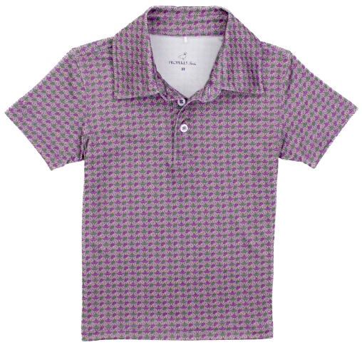 Boys Mardi Gras Masquerade Polo - Properly Tied *Preorder