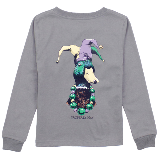 Mardi Gras Mallard Duck Shirt - Properly Tied *PREORDER