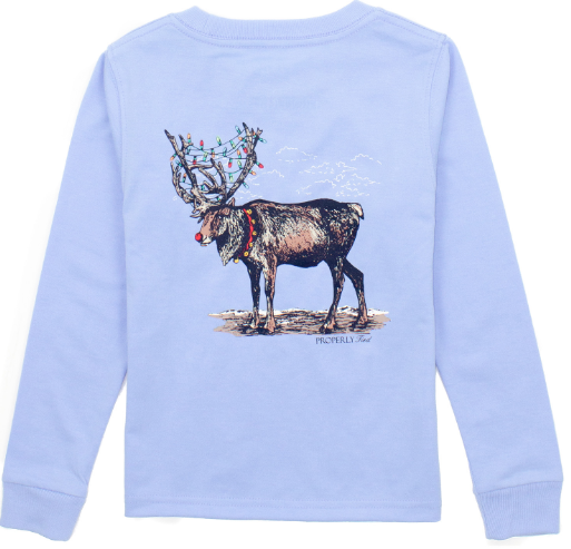 Boys Reindeer L/S Tee - Properly Tied