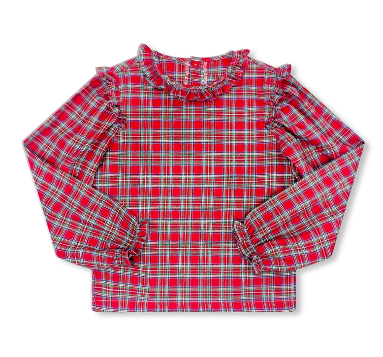 Hawthorn Plaid Blouse - Set Proper