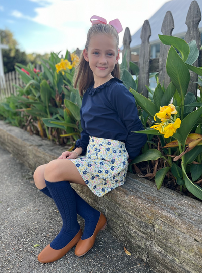 Lilibet Winter Floral Skirt - Set Proper