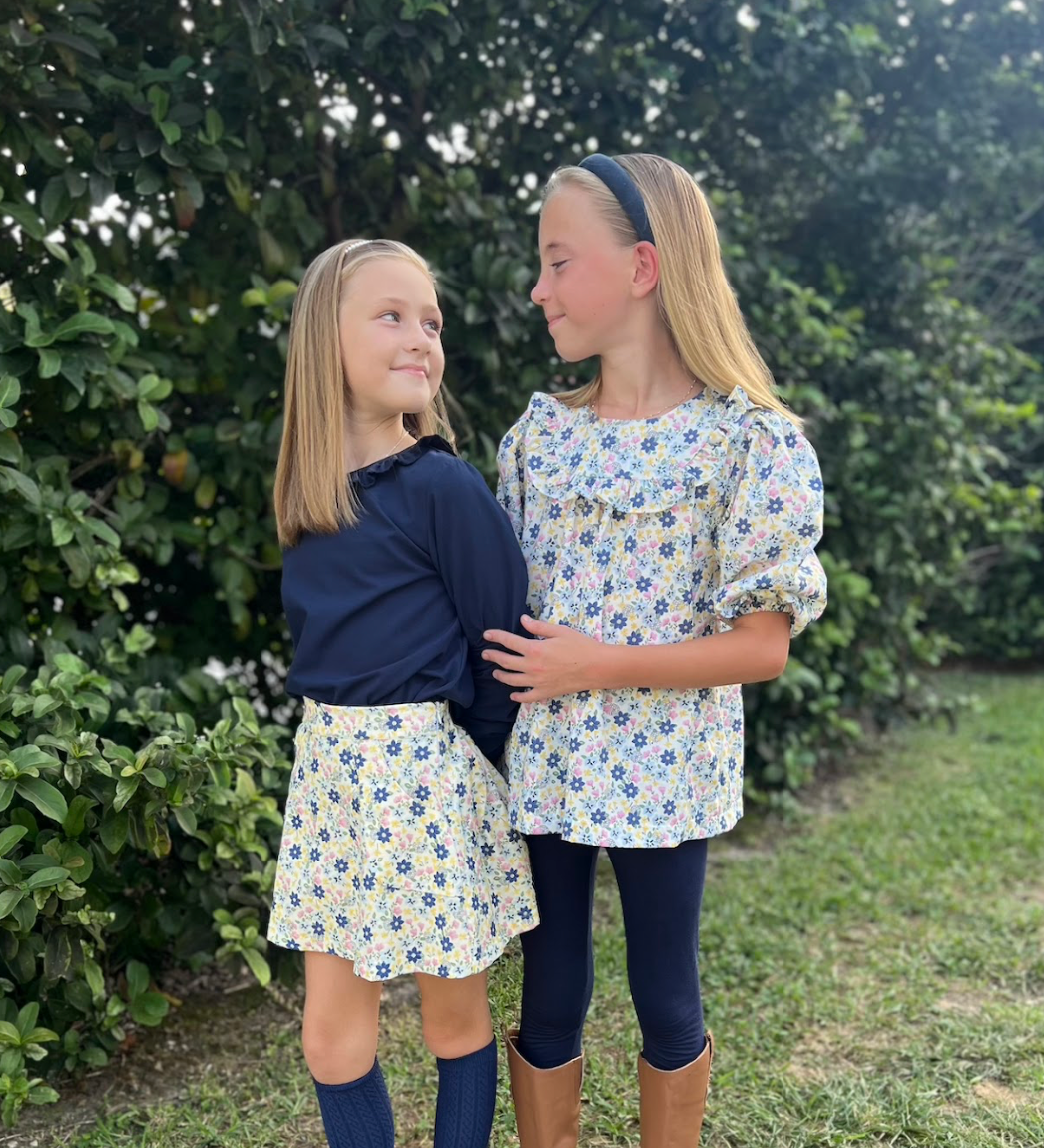Lilibet Winter Floral Skirt - Set Proper