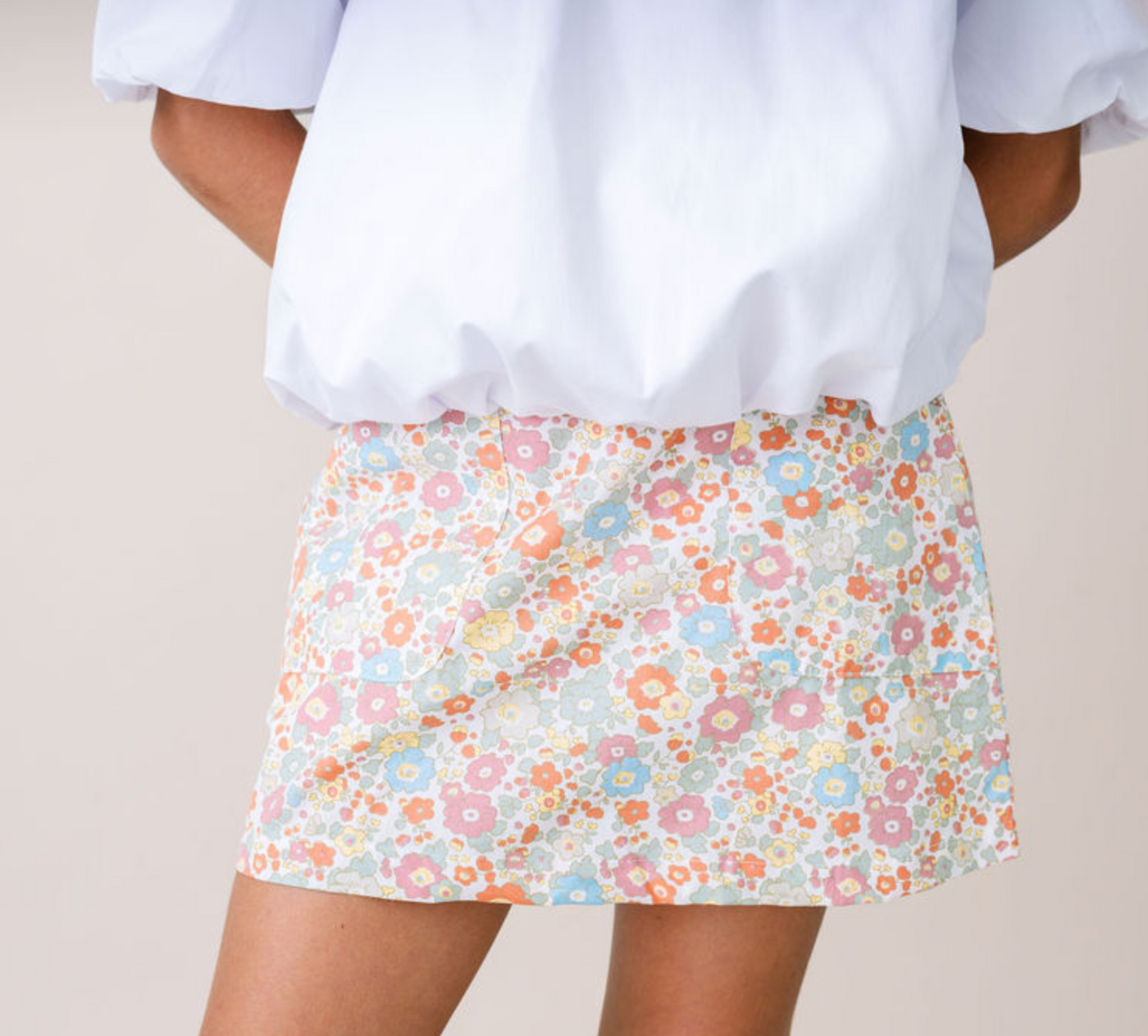 Whimsey Fall Blooms Skirt - Set Proper