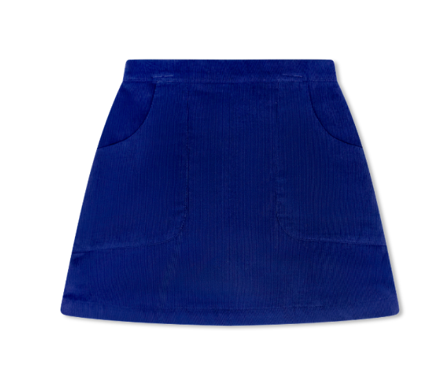 Navy Corduroy Skirt - Set Proper
