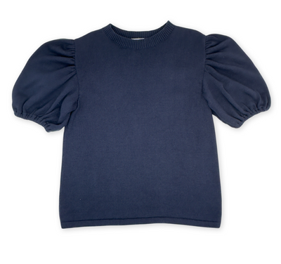 Puff Sleeve Knit Blouse - Set Proper