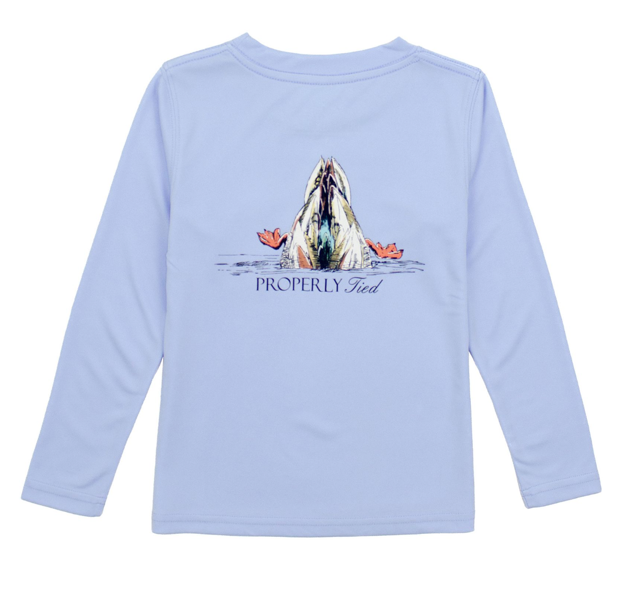 Diving Duck Performance L/S Tee - Properly Tied