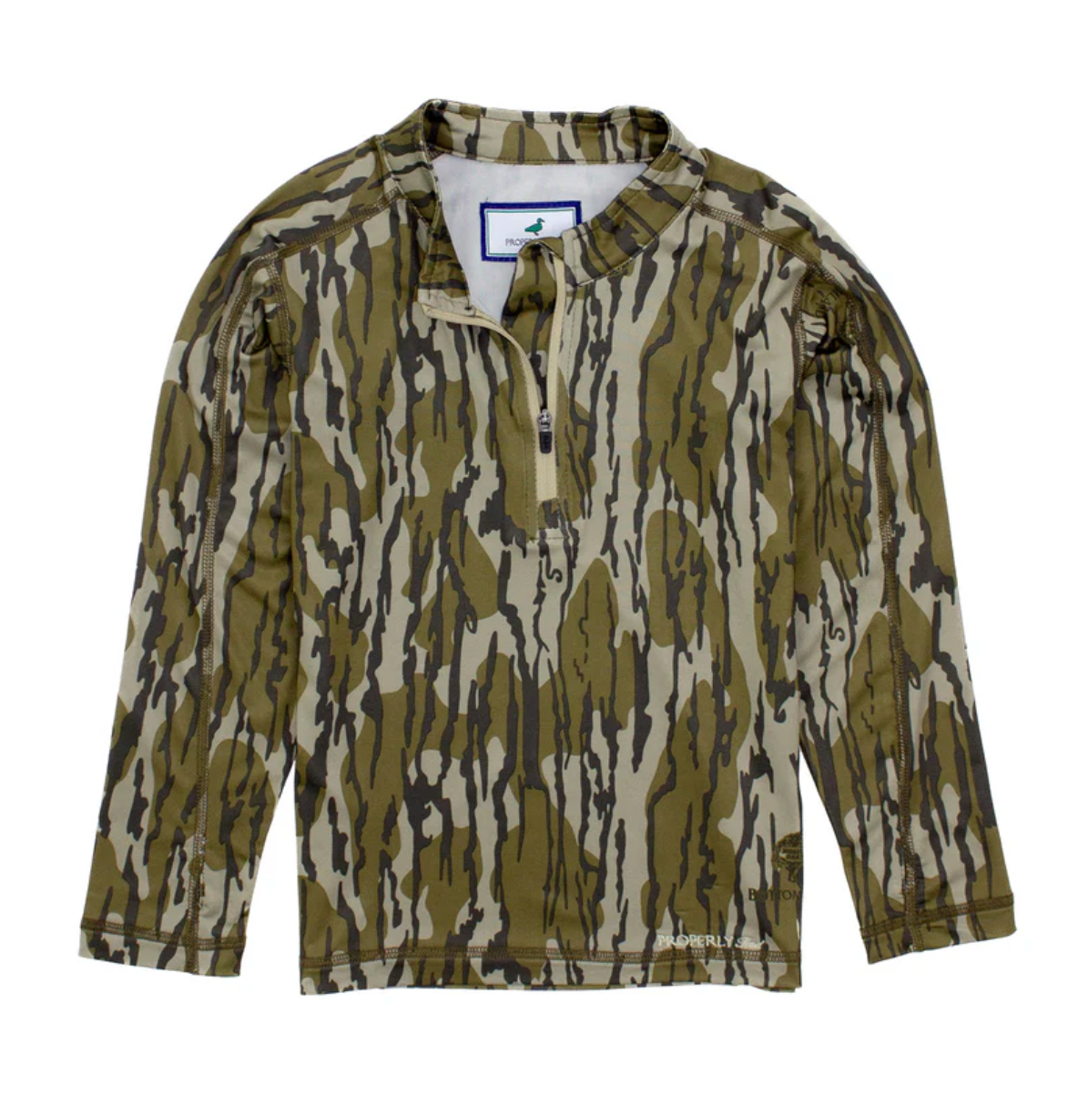 Boys Mossy Oak Bottomland Pullover - Properly Tied