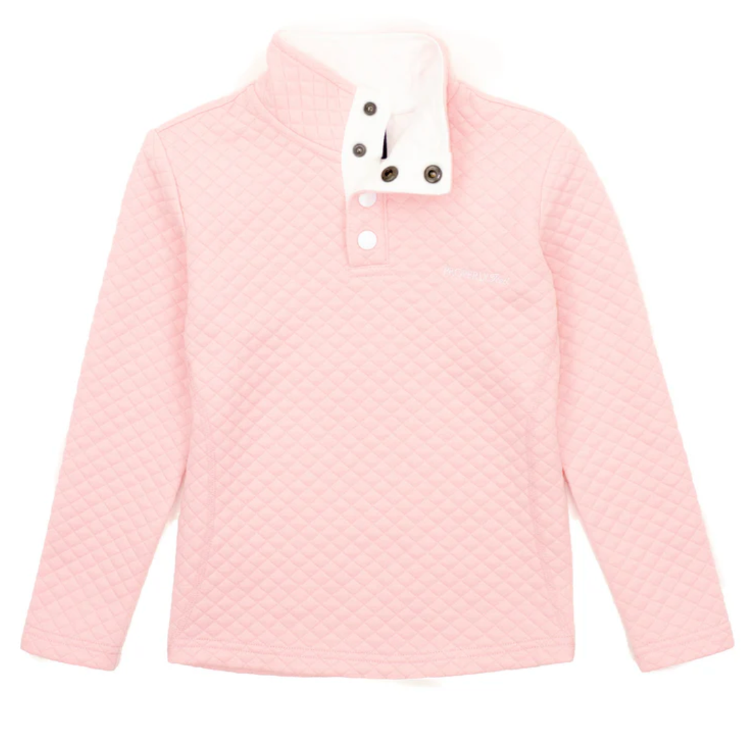 Girls Social Quilted Pullover - Properly Tied