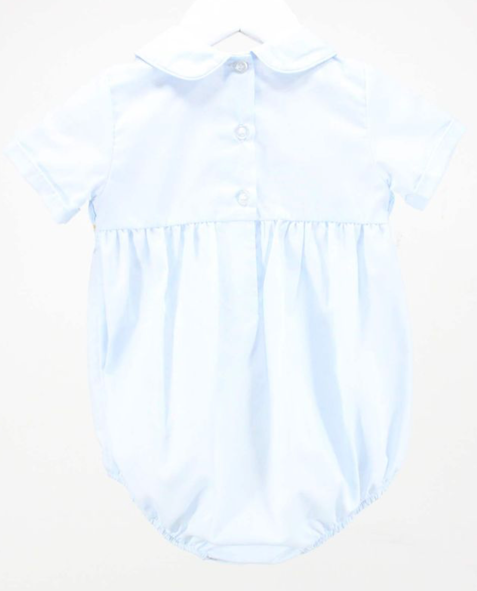 Boys Smocked Pumpkins Bubble - Baby Blessings