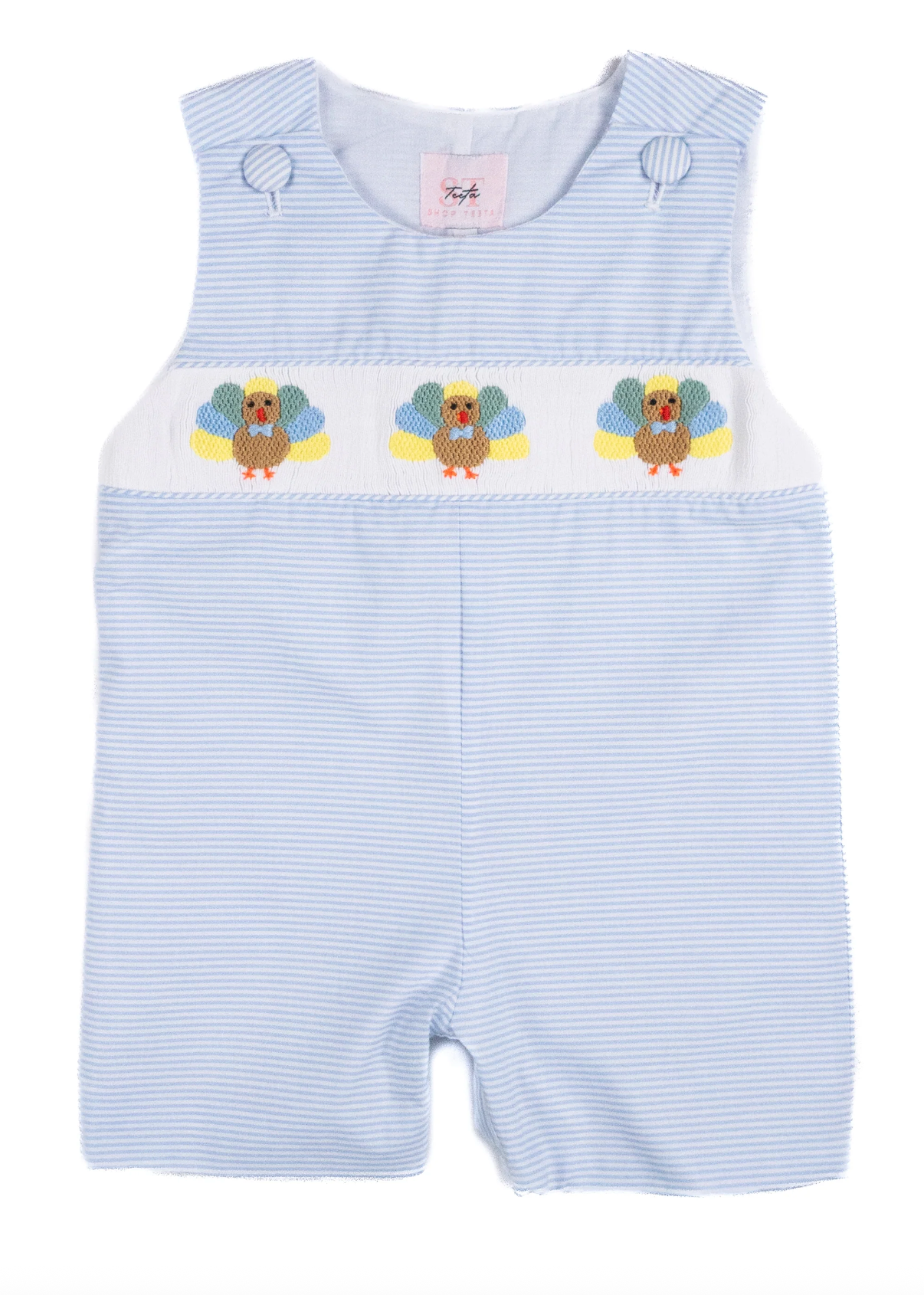 Smocked Turkey Jon Jon - Teeta
