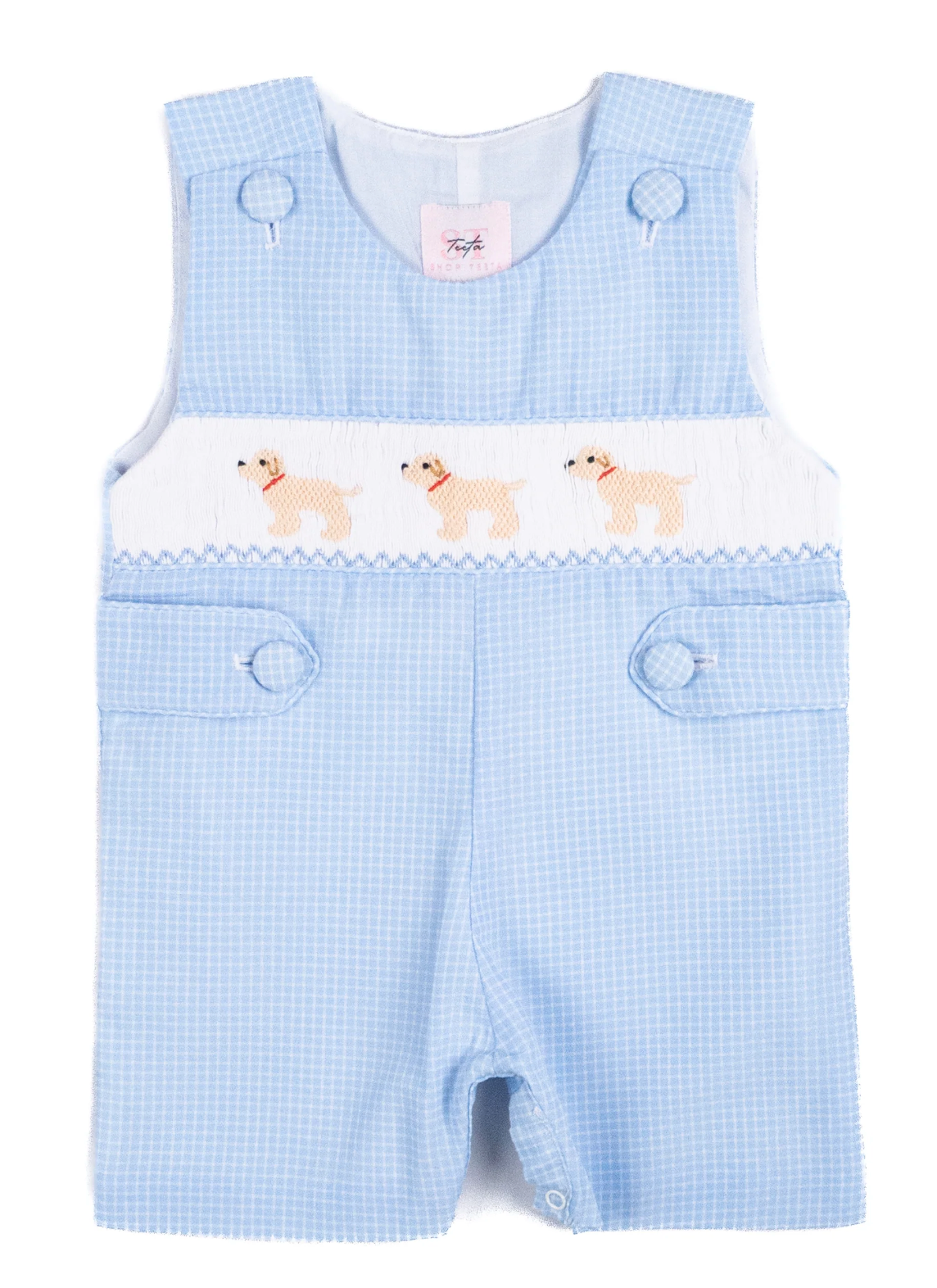 Boys Smocked Dogs Collection - Teeta