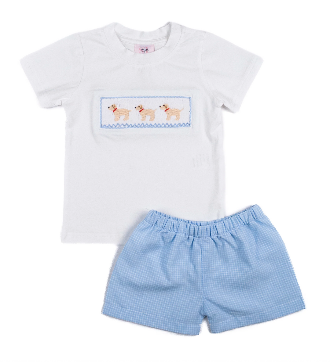 Boys Smocked Dogs Collection - Teeta