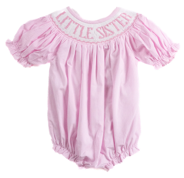 Little Sister Smocked Bubble - Teeta