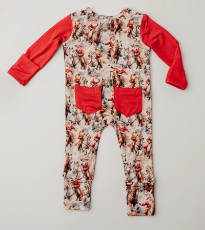 Cowboy Claus Bamboo Sleeper - Rockin Royalty