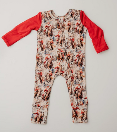 Cowboy Claus Bamboo Sleeper - Rockin Royalty