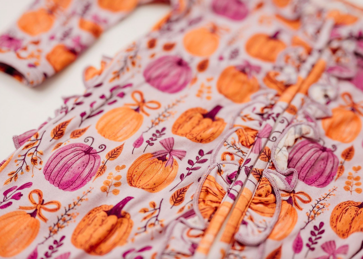 Sweet Harvest Pumpkin Sleeper - Rockin Royalty