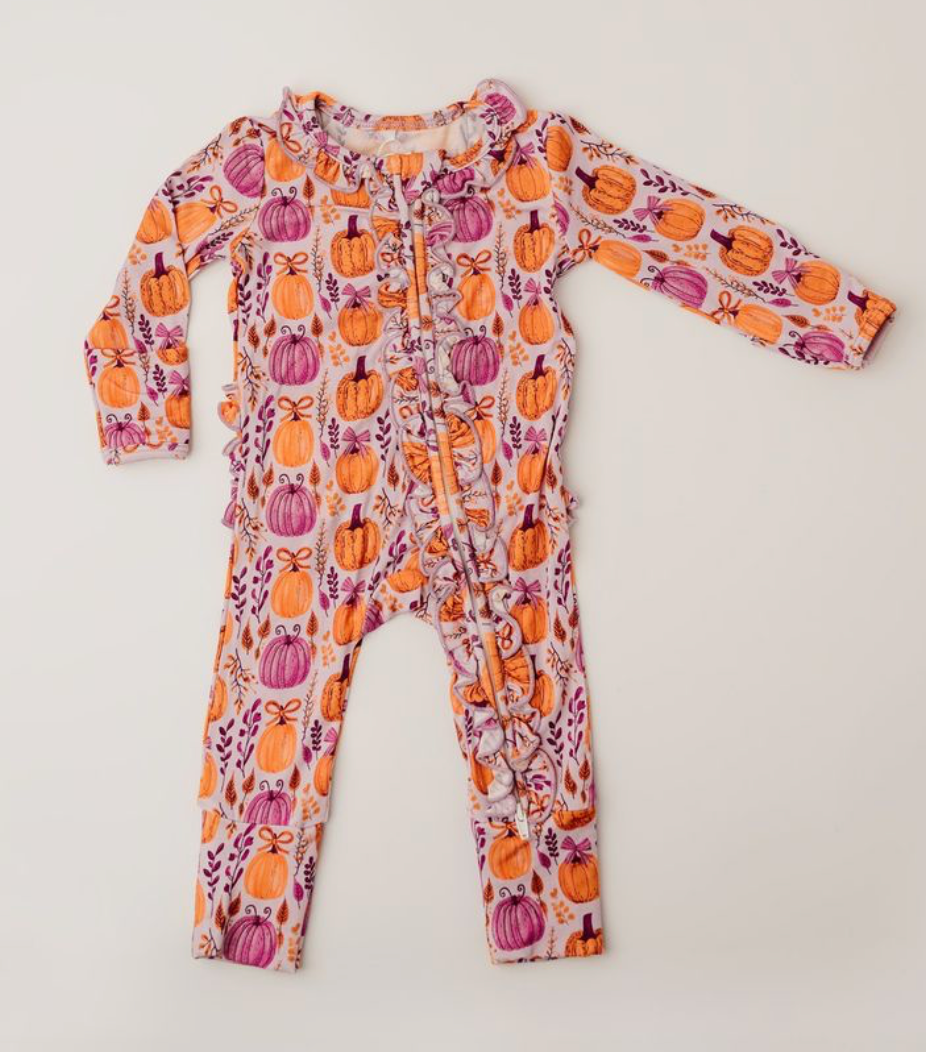 Sweet Harvest Pumpkin Sleeper - Rockin Royalty