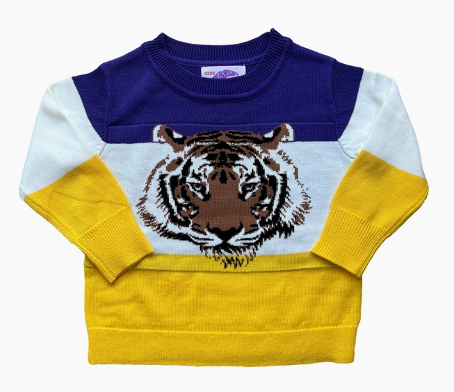 Kids Tiger Sweater - Sparkle City
