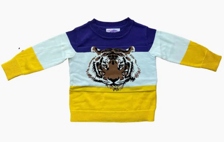 Kids Tiger Sweater - Sparkle City