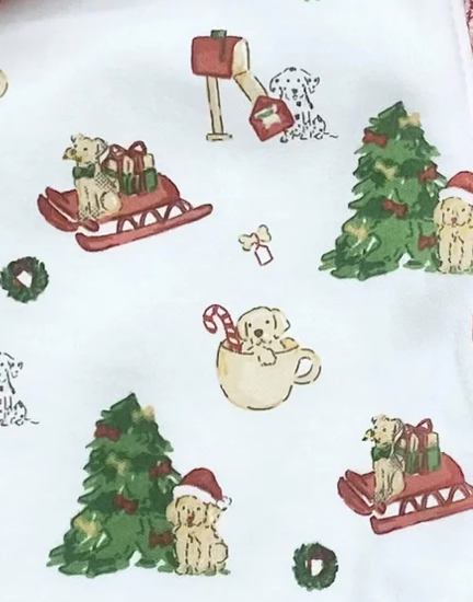 Christmas Pup Pima Nightgown - La Luna