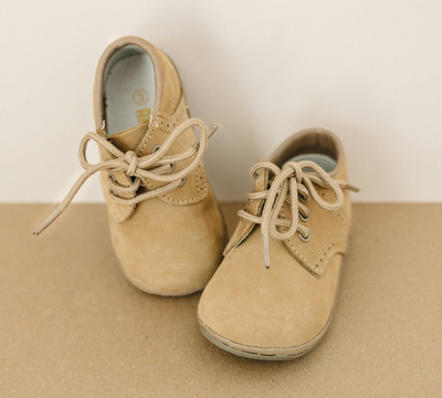Boy's Nubuck Leather Lace Up Shoe - L'Amour