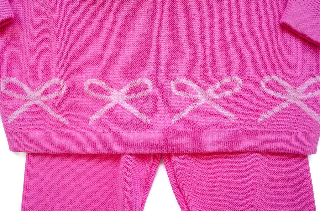 Pink Bows Knit Set - Ruth and Ralph