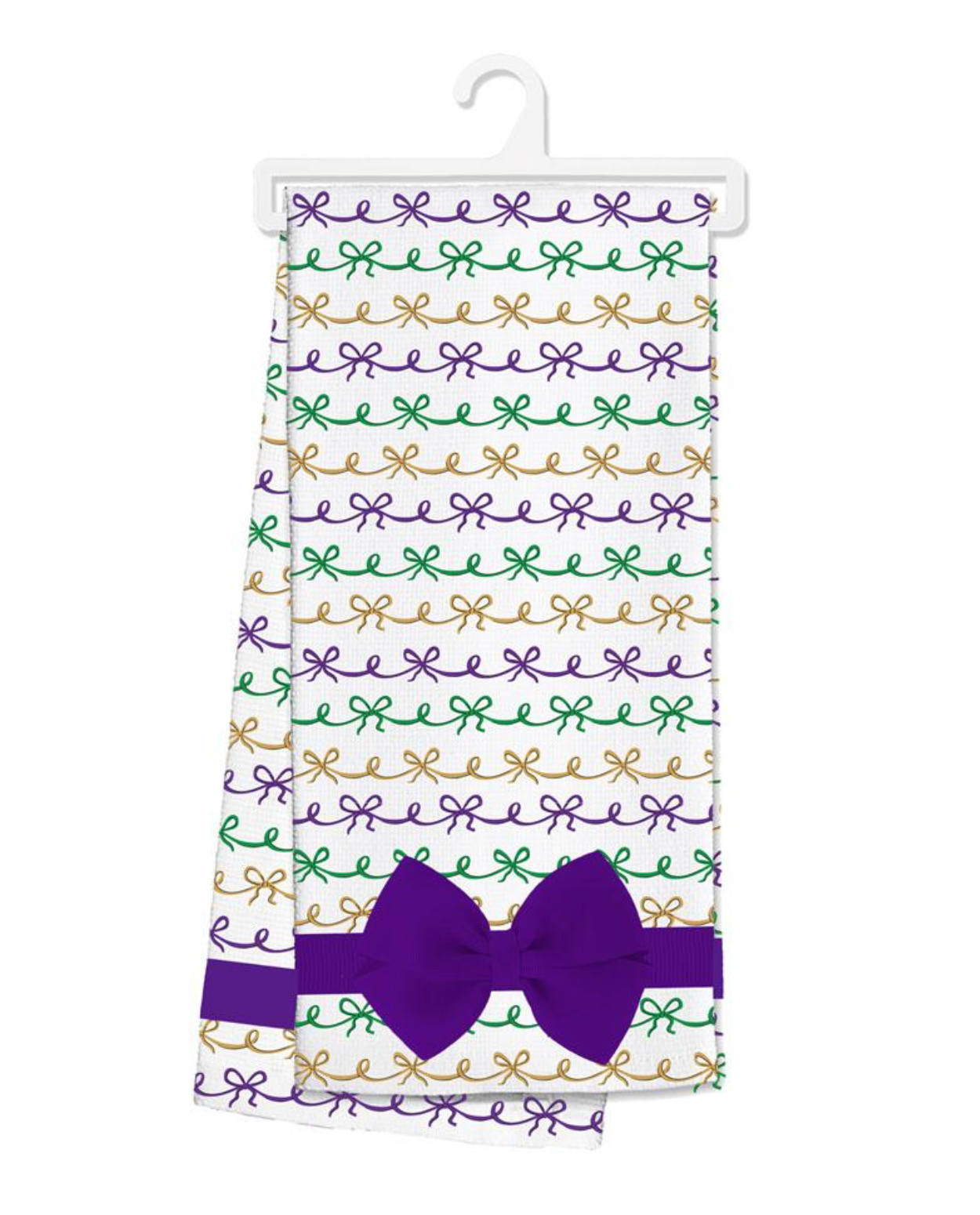 Mardi Gras Bows Tea Towel - Swig Life