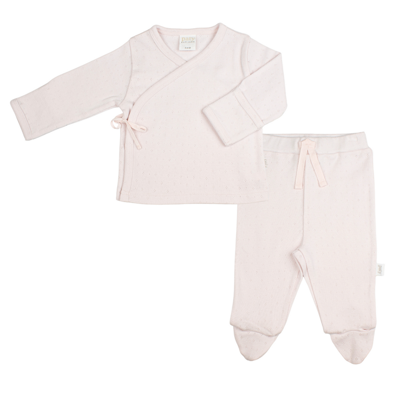 Pink Kimono Pointelle Set - Paty