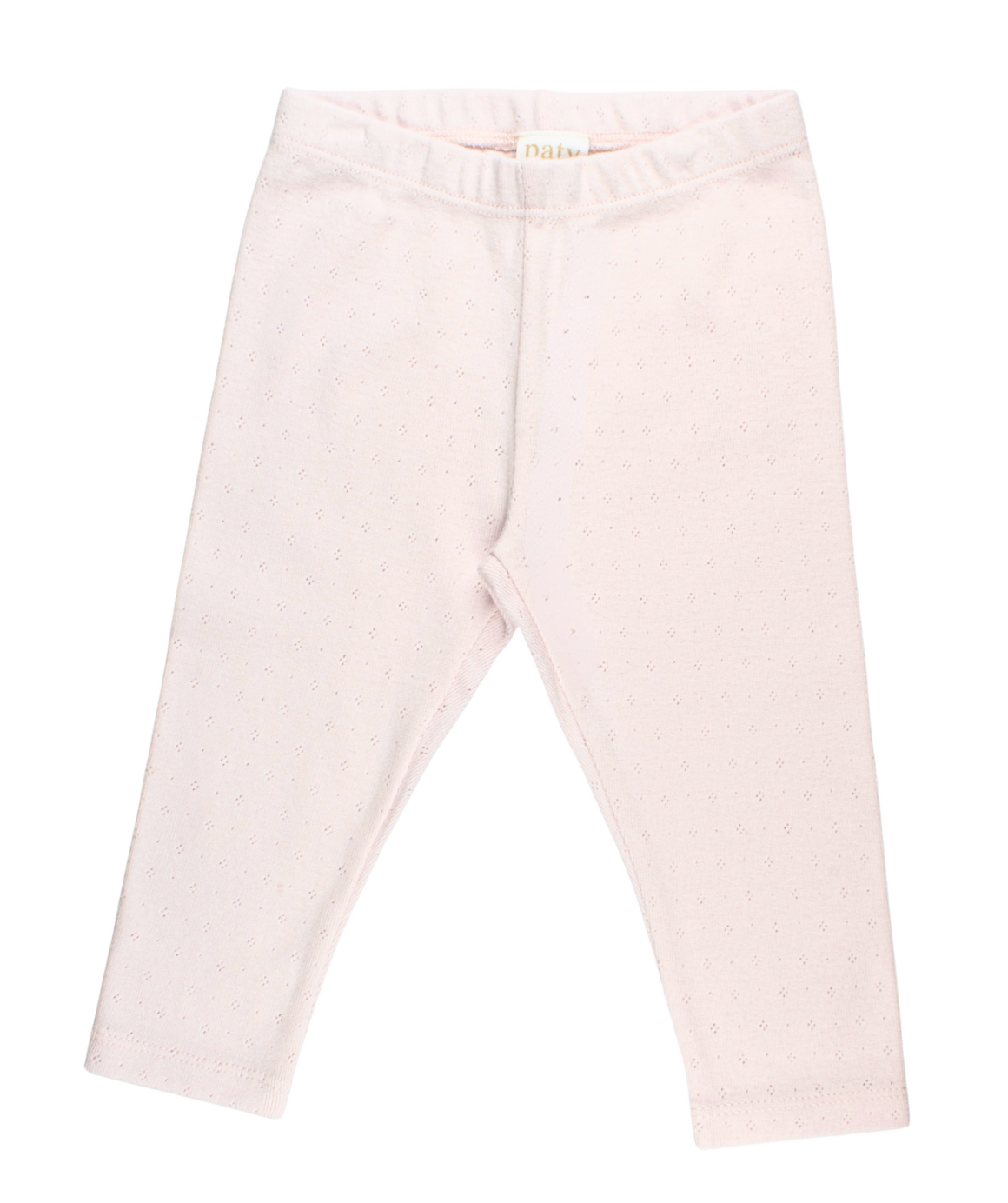 Pink Pointelle Knit Leggings - Paty
