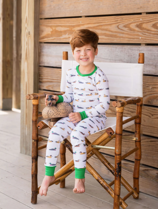 Duck Decoy Pima Pajama Set - Saltwater Boys