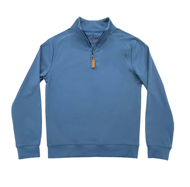 Blue Performance Quarter Zip - Saltwater Boys
