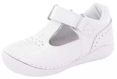 White Patent Lucianne T-Strap Mary Janes - stride rite