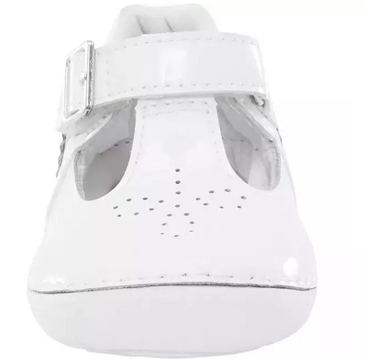 White Patent Lucianne T-Strap Mary Janes - stride rite