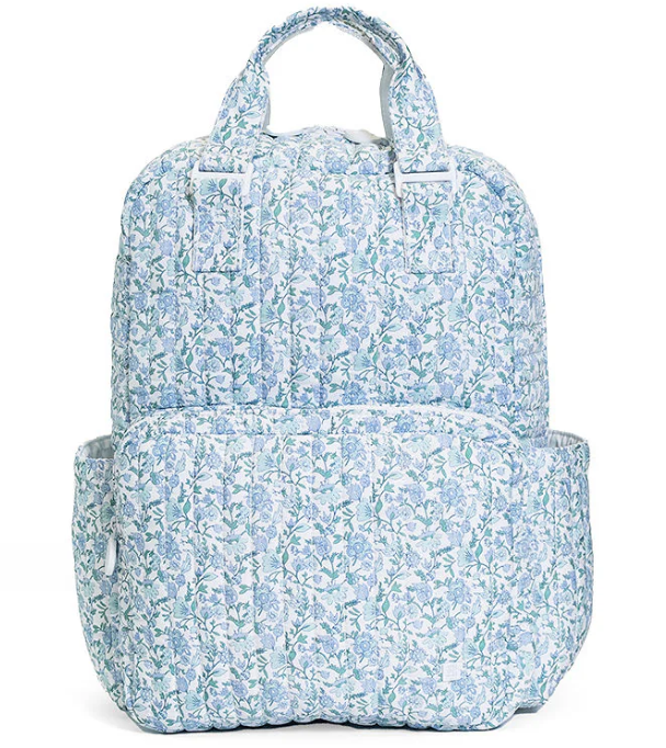 Hamptons Floral Quilted Diaper Bag - TRVL Design