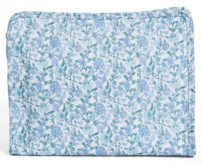 Hamptons Floral Large Roadie Zip Pouch - TRVL Design