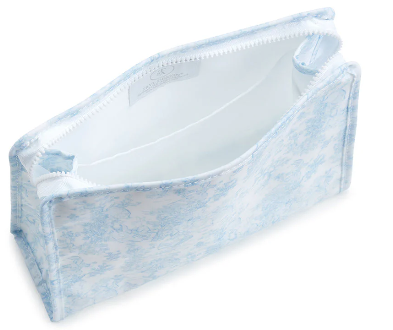 Hamptons Floral Large Roadie Zip Pouch - TRVL Design