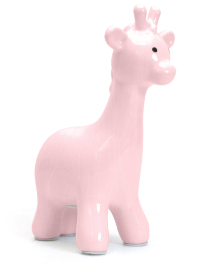 Pink Giraffe Piggy Bank - Child to Cherish