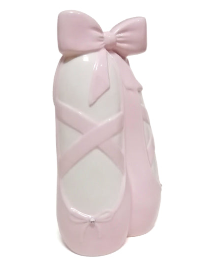 Pink Ballerina Slippers Piggy Bank - Child to Cherish