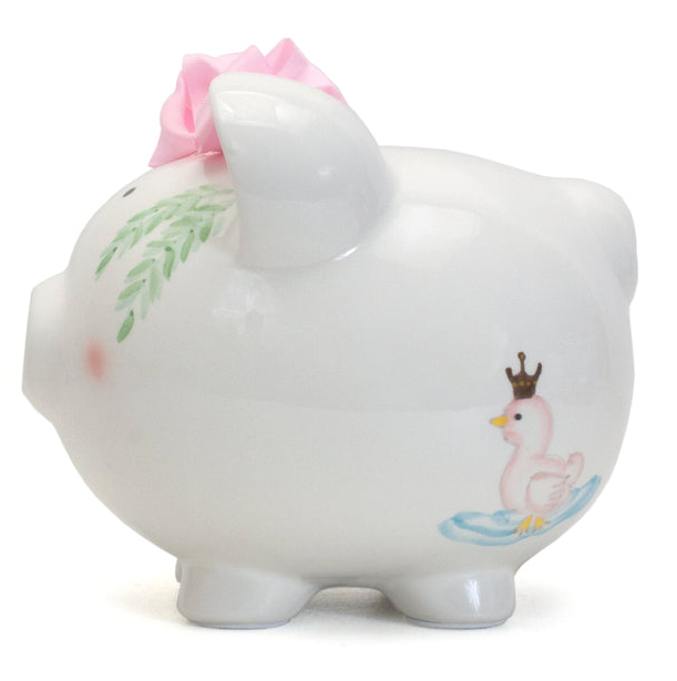 Swan Princess Piggy Bank - Child to Cherish